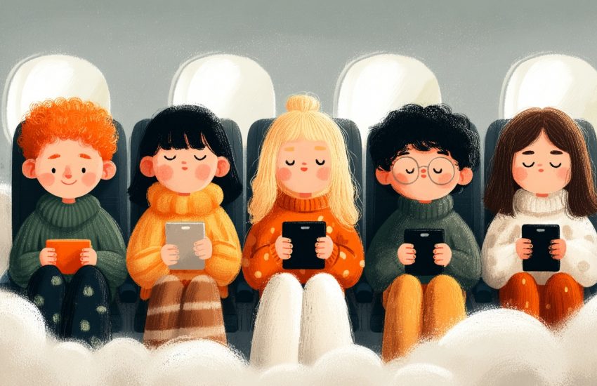 Kids’ apps for flights